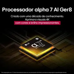 Smart TV 4K 50" LG UHD 50UA85 Processador α7 AI Ger8 4K Super Upscaling Google — imagem 10