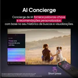 Smart TV 4K 55" LG QNED 55QNED80 Processador α7 AI Ger8 Super Slim Design Local — imagem 9