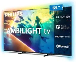 PHILIPS, Smart TV Ambilight 65" 4K, 65PUG8100/78, Comando de Voz — imagem 3