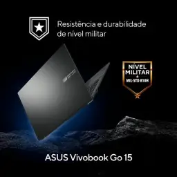 Notebook ASUS VivoBook Go 15, AMD RYZEN 5 7520U, 8GB, 512GB SSD, W11 Home — imagem 9