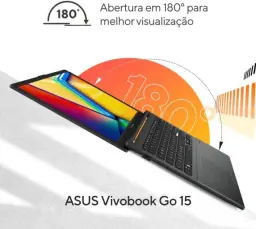 Notebook ASUS VivoBook Go 15, AMD RYZEN 5 7520U, 8GB, 512GB SSD, W11 Home — imagem 8