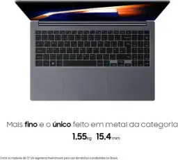Samsung Galaxy Book4 Intel® Core™ i3-1315U, Windows 11 Home, 8GB, 256GB SSD — imagem 4