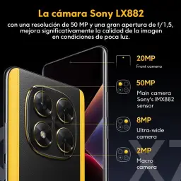 Smartphone Xiaomi Poco X7 5G NFC 8GB RAM 256GB ROM[24095PCADG] (BLACK, 8+256) — imagem 3