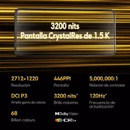 Smartphone Xiaomi Poco X7 Pro 5G NFC 8GB RAM 256GB ROM [2412DPC0AG] (BLACK — imagem 6