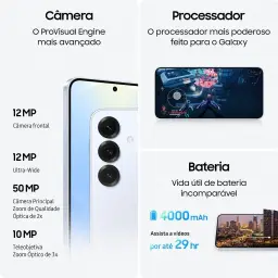 Celular Samsung Galaxy S25 5G, 256GB, 12GB RAM, Câmera Tripla de 50+12+10 — imagem 4
