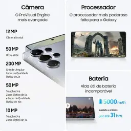 Celular Samsung Galaxy S25 Ultra 5G, 256GB, 12GB RAM — imagem 4