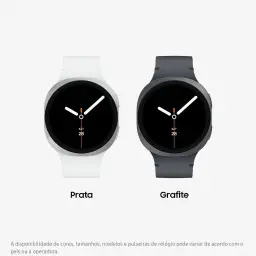 Samsung Galaxy Watch8 Smartwatch 40mm BT, Galaxy AI - Grafite — imagem 2