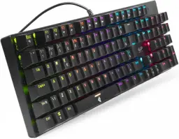Teclado Mecânico Gamer Switch Blue Led Rgb 7 Cores Rainbow 12 Funções Anti — imagem 8