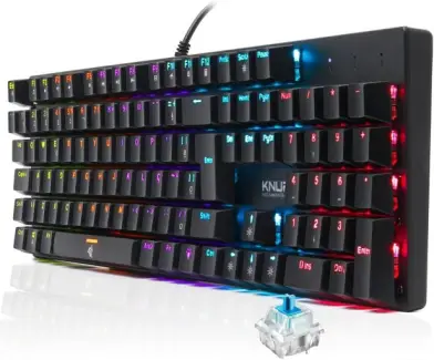 Teclado Mecânico Gamer Switch Blue Led
