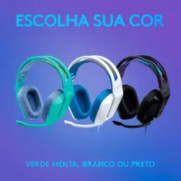 Headset Gamer Logitech G335 com Almofadas com Espuma de Memória — imagem 7