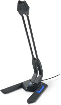 Microfone Gamer Olier USB LED Preto