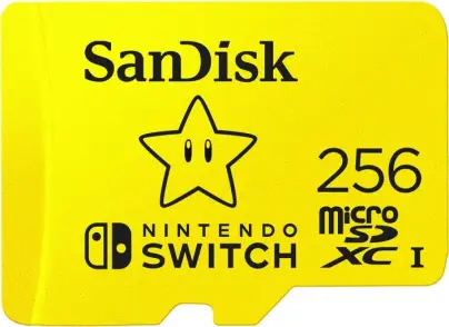 Cartão microSDXC SanDisk SDSQXAT-256G-GNCZN, licenciado para Nintendo-Switch