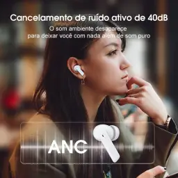 Fone de Ouvido Bluetooth QCY HT05 Melobuds ANC, Cancelamento de Ruido Ativo — imagem 2