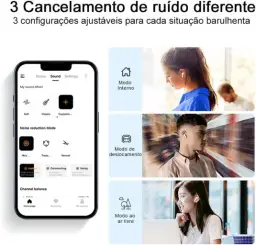 Fone de Ouvido Bluetooth QCY HT05 Melobuds ANC, Cancelamento de Ruido Ativo — imagem 3