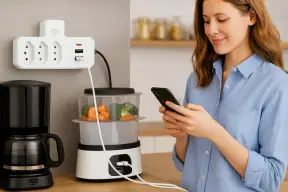Extensão Elétrica Tomada, Régua Tomada, Régua de Energia, Adaptador Tomada — imagem 4