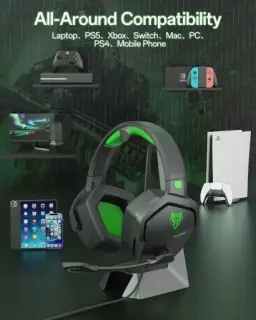 NUBWO N16 Fones de ouvido para jogos - Fones de ouvido com microfone — imagem 6