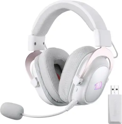 Headset Gamer Redragon Zeus Pro Branco