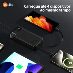 Basike Power Bank, Carregador Portátil Universal 20000mAh — imagem 7