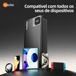 Basike Power Bank, Carregador Portátil Universal 20000mAh — imagem 6