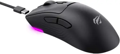 Havit Mouse Gamer Tri-Mode MS966SE Black, Sem Fio e Com Fio, USB, Bluetooth — imagem 6