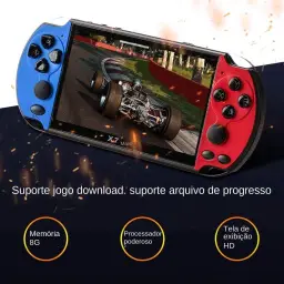 Console de Jogos Portátil X7 Plus + de 1.000 Jogos + Fone de ouvido Cartão de — imagem 7