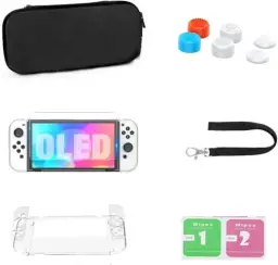 Bolsa Estojo Capinha Resistente Para Nintendo Switch Oled Inclui Console — imagem 2