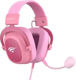 Havit Headphone Fone de Ouvido H2002d Pink, Gamer, com Microfone, Falante 53mm — imagem 4