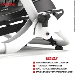 SGT Suporte Para Volante Extreme Simracing Cockpit Simulador (Branco) — imagem 3