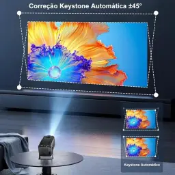 Projetor Portatil Mini 5g Wifi 6 Bluetooth 5.0 Android 11 HY320 Projetor 4K — imagem 8