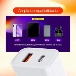 Geonav Carregador Universal Ultra Rápido Duo, 1 X USB-C Power Delivery 20W — imagem 5