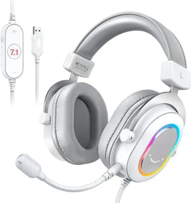 FIFINE USB Gaming Fone fones ouvido PC