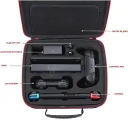 Bolsa Mala Para Nintendo Switch Alça Ombro Transporte — imagem 7