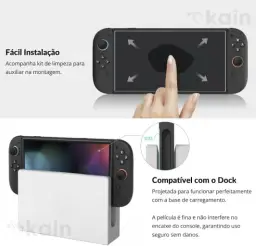 Película de Vidro Temperado Premium 9H Compatível com Nintendo Switch 2 – Ultra — imagem 4