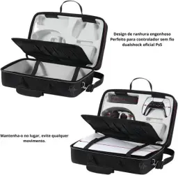 Mala Bolsa Maleta Rigida Para Transporte Ps5 C/ Alça Ombro — imagem 5