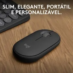 Mouse sem fio Logitech Pebble 2 M350s com Clique Silencioso — imagem 2