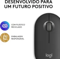 Mouse sem fio Logitech Pebble 2 M350s com Clique Silencioso — imagem 10