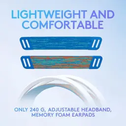 Headset Gamer Logitech G335 com Almofadas de Espuma de Memória Design Leve — imagem 2