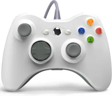 YAEYE PC Wired Controller para Xbox 360 com Dual-Vibration Turbo Compatível com