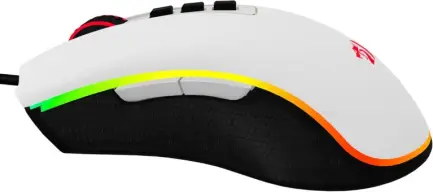 Mouse Gamer Redragon Cobra V2 Special Edition Cypher Branco e Preto RGB — imagem 3