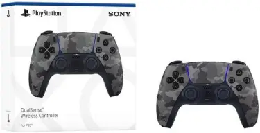 Controle Sem Fio DualSense PlayStation 5 Cinza Camuflado — imagem 5