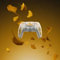 Controle sem fio DualSense Edição Limitada Ouro Ghost of Yōtei - PlayStation 5 — imagem 8