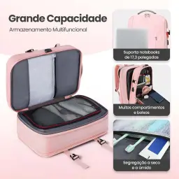 Romantic Crown Mochila de Viagem Expansivel Masculina Feminina — imagem 4