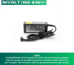Fonte Carregador Para Notebook Gamer Acer 135w de Potência 19V 7.1A Pino — imagem 5