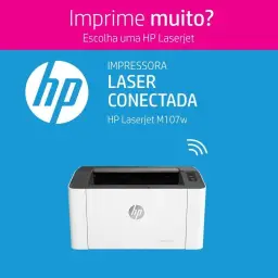 Impressora HP Laser 107w Tecnologia de impressão Laser Wi-Fi. Impressora para — imagem 6