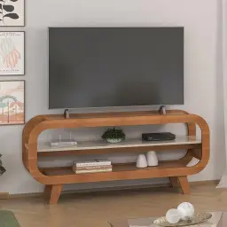 Rack 33 mt TV 60" estrutura usinada MDF