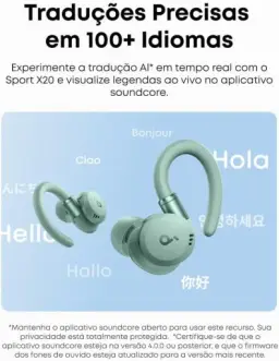 soundcore Sport X20 da Anker, Fone de Ouvido Bluetooth Sem Fio, Fone esportivo — imagem 7