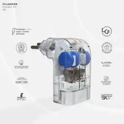 Protetor Contra Surtos Elétricos (DPS) CLAMPER 127/220V, 20 Amperes, 3 Pinos — imagem 3