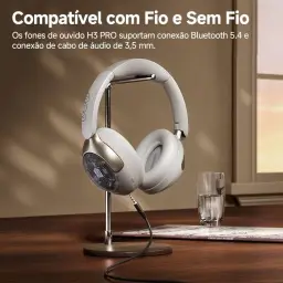 QCY H3 PRO ANC Fone de Ouvido Bluetooth, Headphone ANC Adaptáveis — imagem 6