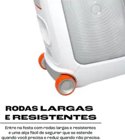 JBL, Caixa de Som Bluetooth, PartyBox Stage 320, Luzes Led, Entrada USB - Branca — imagem 6