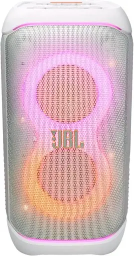 JBL, Caixa de Som Bluetooth, PartyBox Stage 320, Luzes Led, Entrada USB - Branca